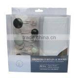 Design PEVA Shower Curtain Set