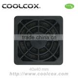 CoolCox 40mm fan filter,sponge material,exhaust fan filter,dust filter