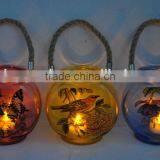 Glass Candle Holder With Led Tealite