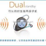 Support Music Playing Handsfree Mini Earphone Earpiece With Bluetooth Portable for Mobile Phone and Apple thumbnail-3