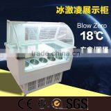 High Quality 6/8/10/12 Flavor Single-temperature Style Ice Cream Showcase