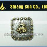 Western Concho Star and Cowboy