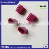 Custom Fashion Wristband With Plastic Lock for Event/party Use Polyester Fabric Wristbands With Closure thumbnail-2