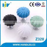 Top Hardware Exporter Popular Small Blue Ceramic Drawer Knobs