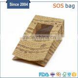 China Supplier Wholesale Food Grade Eco Material Bread Biodegradable Paper Packaging Bag thumbnail-5