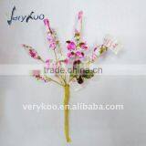 Purple Acrylic Golden Floral Wires Spray FCK-116380110 thumbnail-1