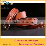 Men's leather belt men genuine leather belt alloy pin buckle man belt