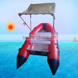 2015 Rigid Inflatable Fishing Boat With Sunshade for Sale thumbnail-1