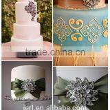 New Arrival Pearl Rhinestone Button/brooch for Cake