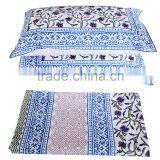 Jaipuri Hand Block Printed One Double Bedsheet With Two Pillow Covers thumbnail-3