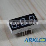 Triple Digit 7 Segment Led Display, 0.4 Inch in Orange Color