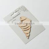 Wood Veneer Shape, Wooden Flourish Scrapbooking Card Craft Embellishments thumbnail-1