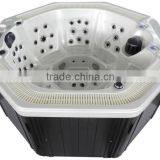 7 Persons Multi Led Lights Acrylic Round Whirlpool Outdoor Spa thumbnail-1