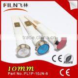 Dia 10mm Nylon PA66 Check Engine Lamp Flat High Light 12 V Incandescent Lamp Indicator thumbnail-5