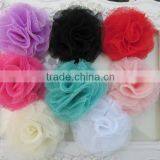 5.5cm Mesh Flowers Chiffon Shabby Flowers Silk Lace Hair Flowers IN STOCK thumbnail-1