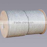 High strength polyamide multifilament mooring rope for ship