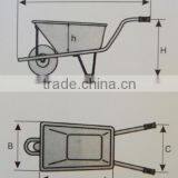 Plastic Wheel Barrow JQ-8802 Hot Selling thumbnail-2
