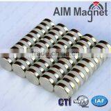 N52 D9 x 2mm Hard Disk Neodymium Magnet thumbnail-1