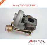Mertop UPGRADE T25 TD40 CIVI* RACING TURBINERACING TURBINE TURBO for D15 D16 .0.66 AR 76 TRIM 420+HP thumbnail-5