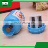 Portable Plastic Colorful Funny Child Cartoon Gas Bottle Tank Cylinder Double Pencil Sharpener thumbnail-4