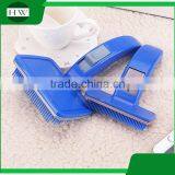 Pet Accessories Tool Automatic Plastic Cat Dog Pet Bath Massage Hair Removal Grooming Slicker Brush Comb thumbnail-1