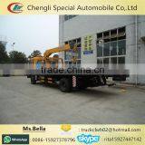 Tow Truck With Telescopic Crane 6 Ton Rollback Platform Tow Wrecker thumbnail-1