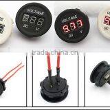 White Car Marine Truck Bus Auto Voltmeter Voltage Gauge Tester Volt Meter thumbnail-2