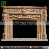 Freestanding Indoor Decorative Stone Fireplace Surround thumbnail-1
