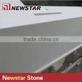 Newstar Hotel Project Pearl White Quartz Stone Vanity Top thumbnail-3