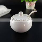 Factory Custom Design Your Own Dinnerware Porcelain Cruet Bottle / Plate With Lid / Milk Jug Ceramic Used Restaurant Dinnerware thumbnail-4