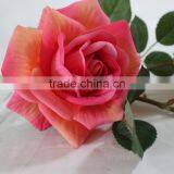 Sleek Realistic Cheap Artificial Wholesale Single Flowers Rose With Happy Price thumbnail-1