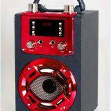 Portable Karaoke Wooden Bluetooth Speaker Box thumbnail-2