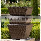 Rattan Garden Planter thumbnail-1