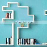Facrory Supply Acrylic New Design Livingroom Bedroom Wall Bookshelf Modern Bookshelf thumbnail-4