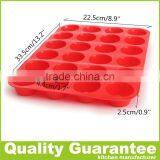 24 Holes Mini Round Silicone Muffin Pan Easy Cake Mold Microwave Oven Cake Pan Cookie Pan thumbnail-4