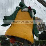 Outdoor Fiberglass Christmas Bell Decoartion thumbnail-3