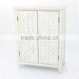 Carved Wood Storage Chest thumbnail-1