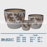 Vietnamese Ceramic Indoor Pot/ Indoor Planter BN-SC017 thumbnail-1