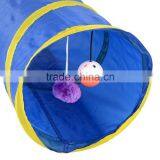 Pet Tunnel Cat Kitten Gog Ferrets Rabbits Crinkle Tunnel With Ring Bell Toy Foldable thumbnail-3