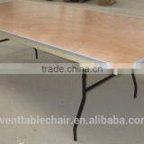 Hot Sales Qualitied Plywood Round Banquet Folding Table Dining Table thumbnail-3