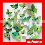 UCHOME 3D Butterfly Wall Sticker Decal Home Decor Room Decoration Art Wall Home Sticker thumbnail-2