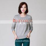 New Sweater Design Cheap Knitted Girls Pullover Sweater Ladies Winter Long Sweater thumbnail-1