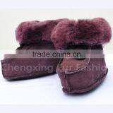 CX-SHOES-05D In Stock Items Wholesale Baby Shoes Winter Leather Cheap Shoes thumbnail-1