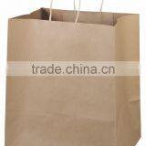 BROWN PAPER BAG WITH HANDLES / NAME AND LOGO PRINTED thumbnail-2