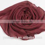 Newest Style Baby Girl Easy-taking Organic Wide Cotton Plain Baby Scarf thumbnail-5