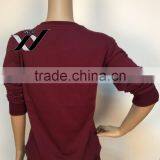 Fashion Bar Code Printed Women Long Sleeve Sweatshirt Without Hood thumbnail-2