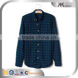 Mens Organic Custom Cotton Plaid Slim Fit Business Shirt thumbnail-1