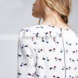 Z&M New Children Latest Fashion Dress Designs Women Cartoon Dress New Design Night Dress 2017 thumbnail-3