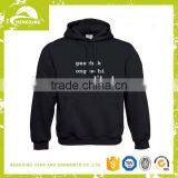 Plain Black Hoodie With Pullover/cheap Plain Hoodies/ear Hoodies for Men Plain thumbnail-1