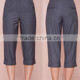 EY0139P Summer European Fashion Design 2016 Summer Casual Stripes European Summer Casual Long Striped Woman Pants thumbnail-1